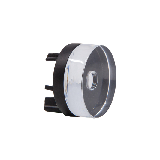 Acrylic End Cap with Metal Collar