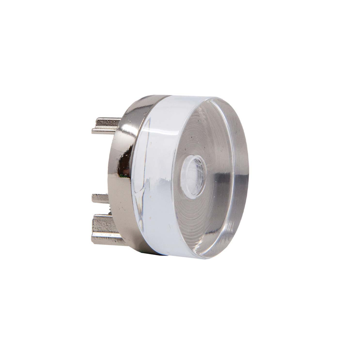 Acrylic End Cap with Metal Collar
