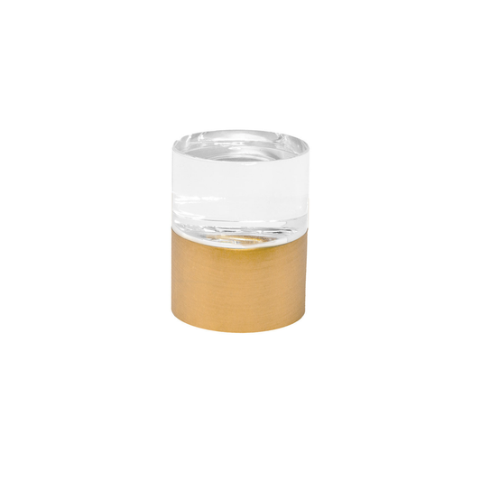 Acrylic End Cap with Metal Collar