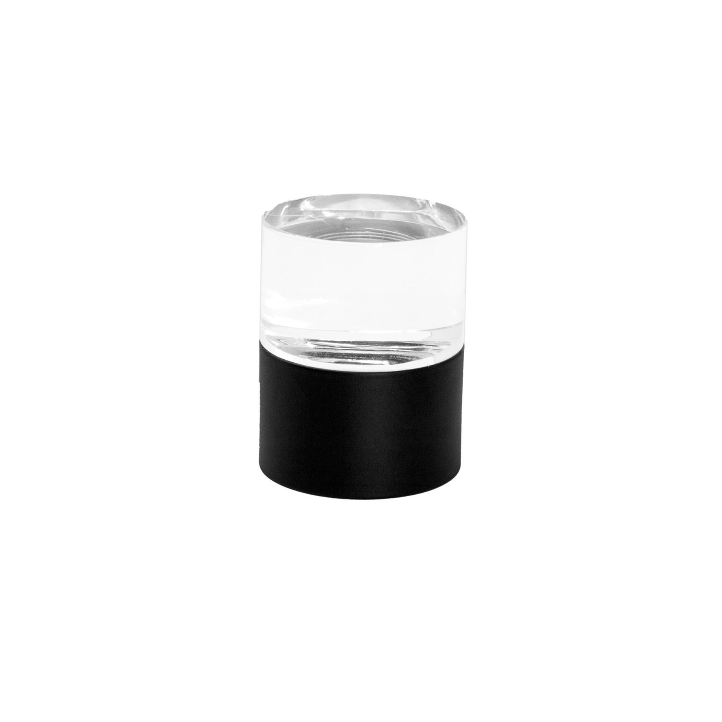 Acrylic End Cap with Metal Collar