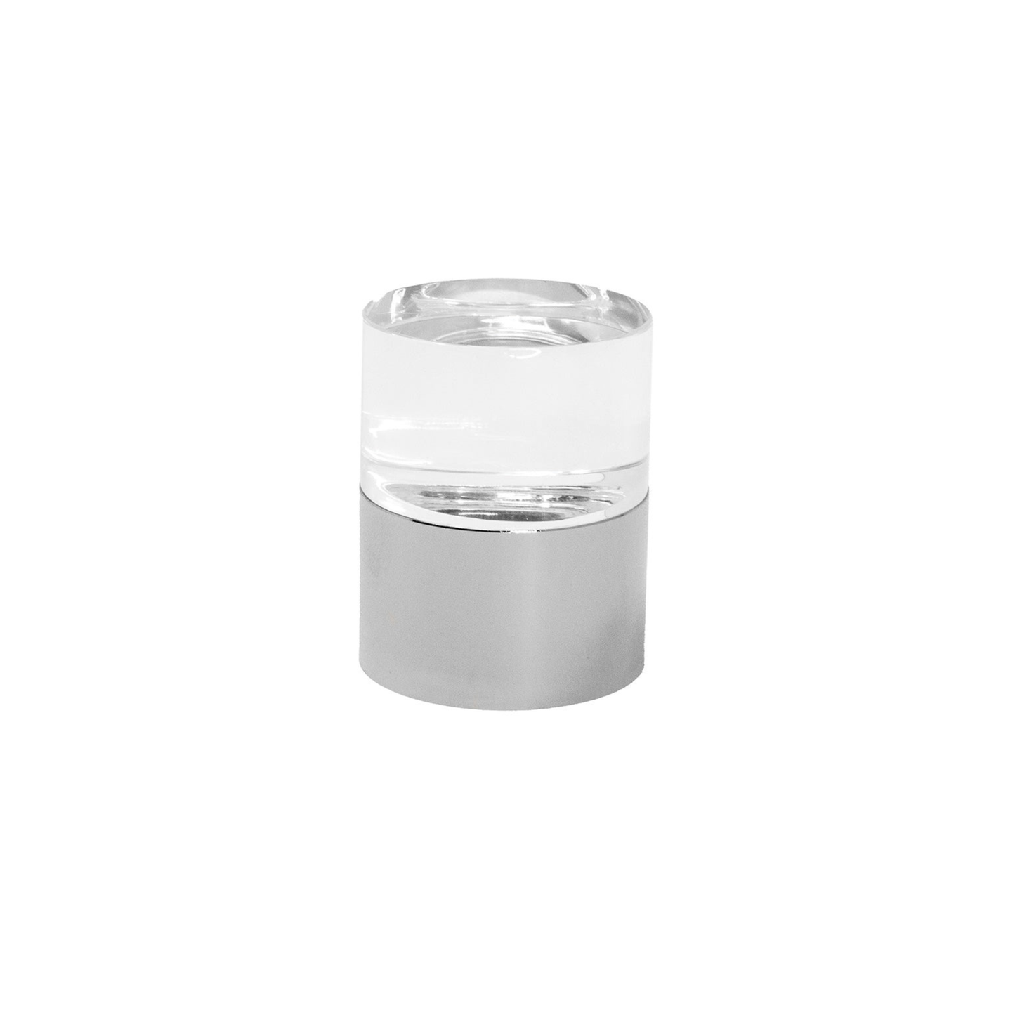 Acrylic End Cap with Metal Collar