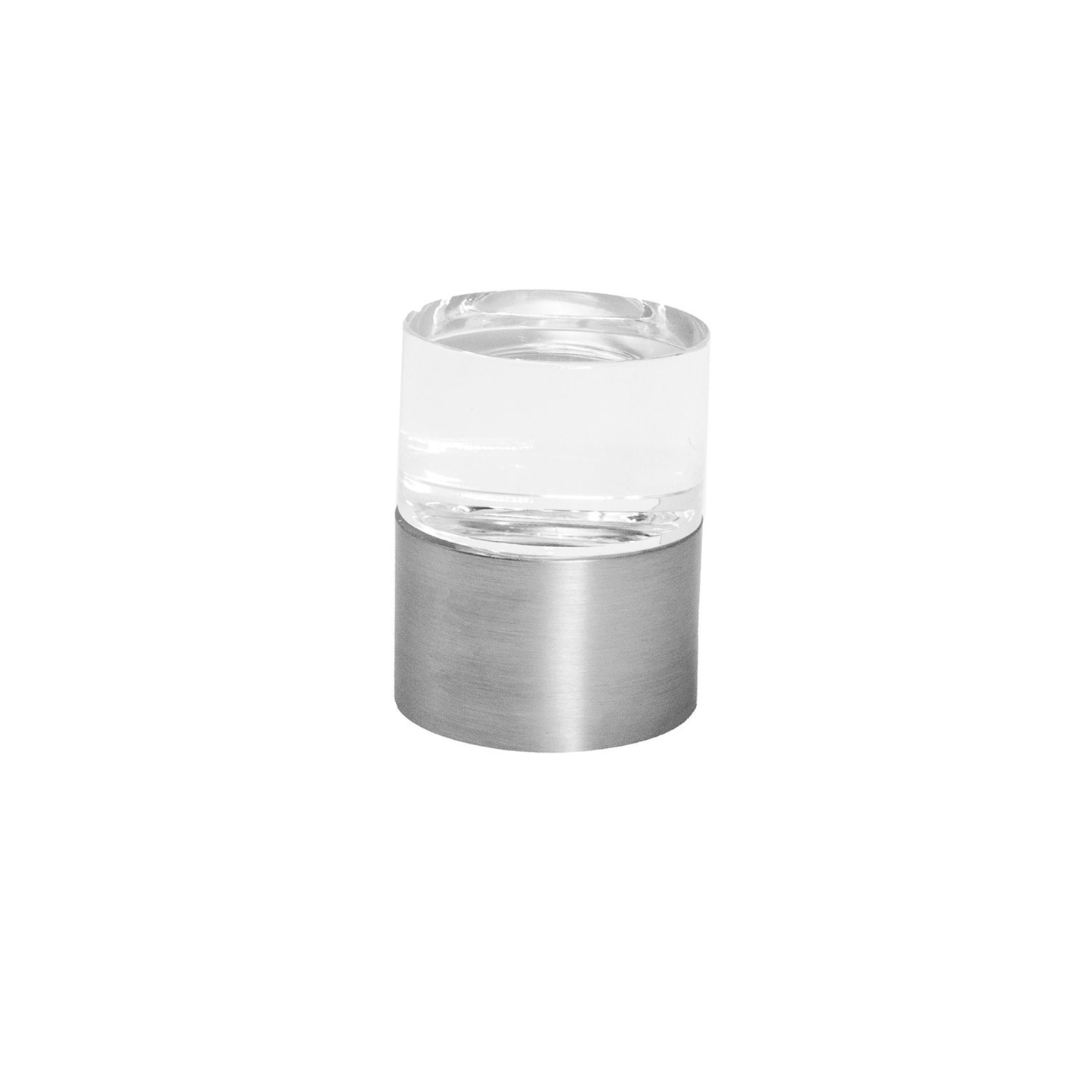 Acrylic End Cap with Metal Collar