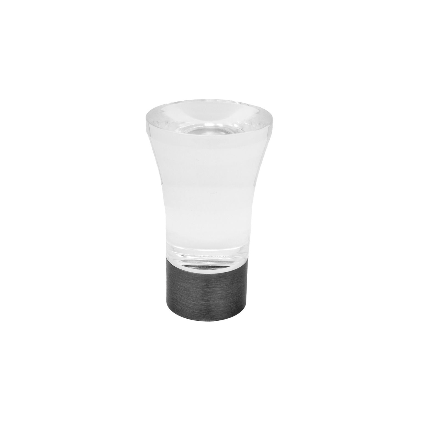 Acrylic Finial with Metal Collar
