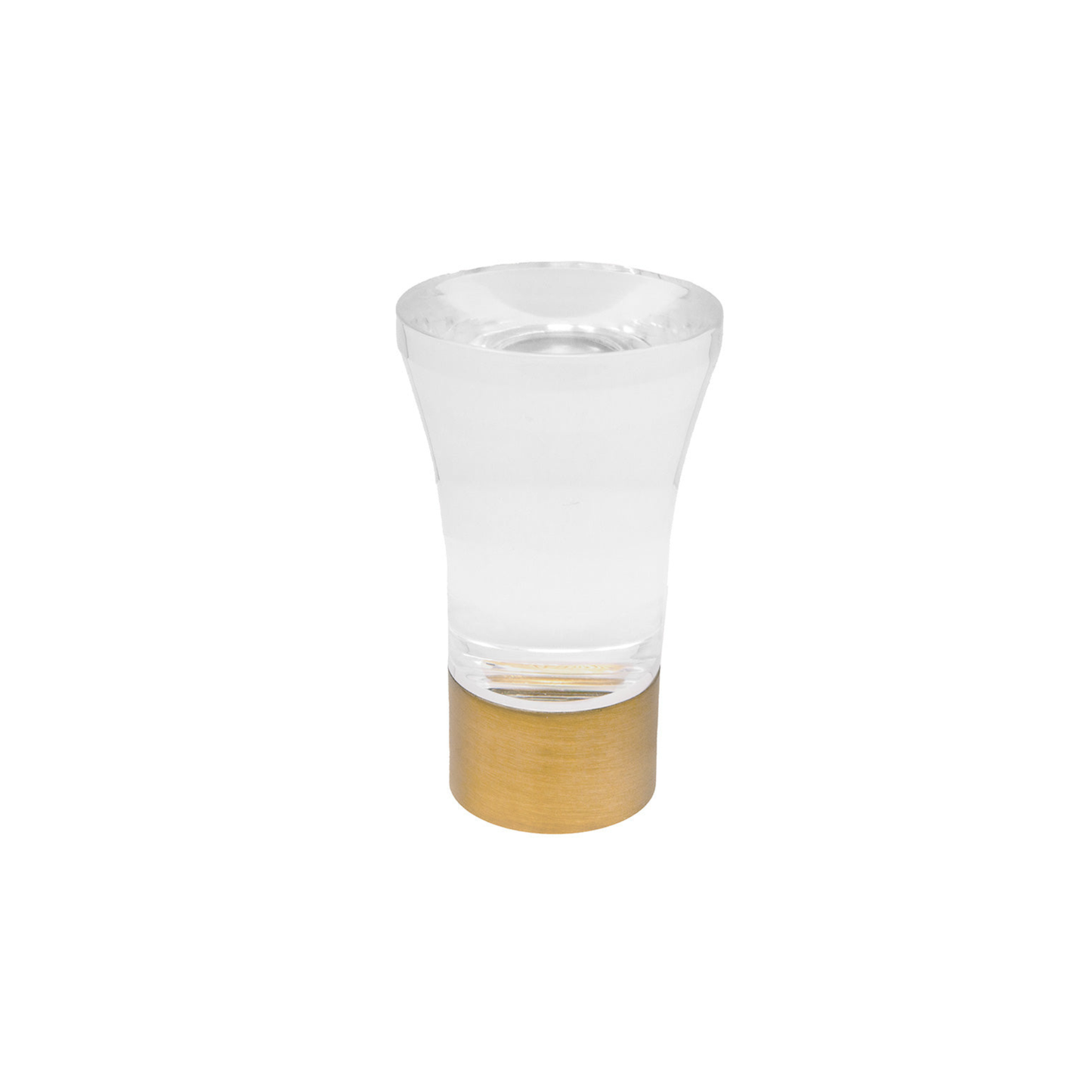 Acrylic Finial with Metal Collar