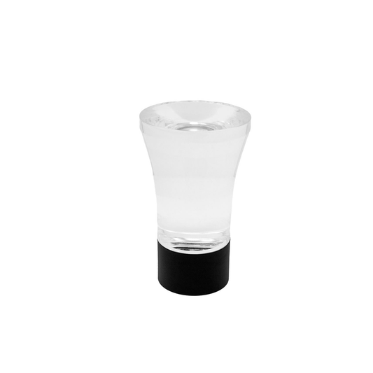 Acrylic Finial with Metal Collar