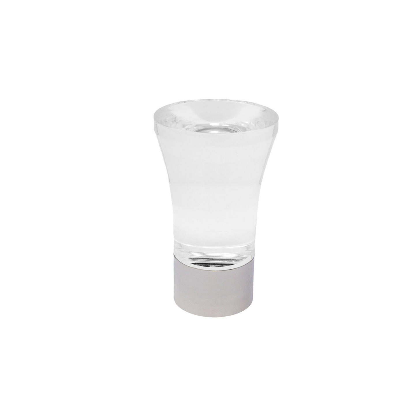 Acrylic Finial with Metal Collar