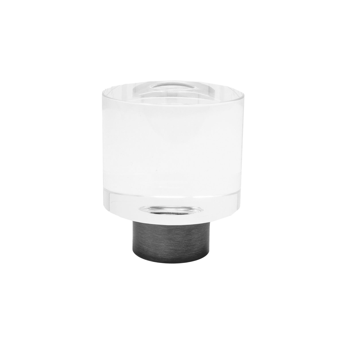 Acrylic Finial with Metal Collar
