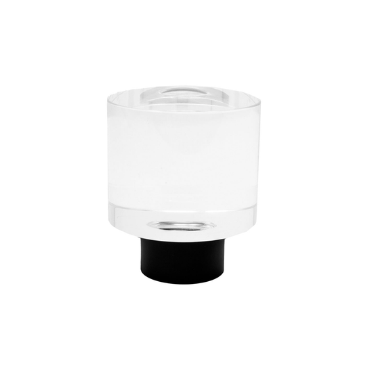 Acrylic Finial with Metal Collar