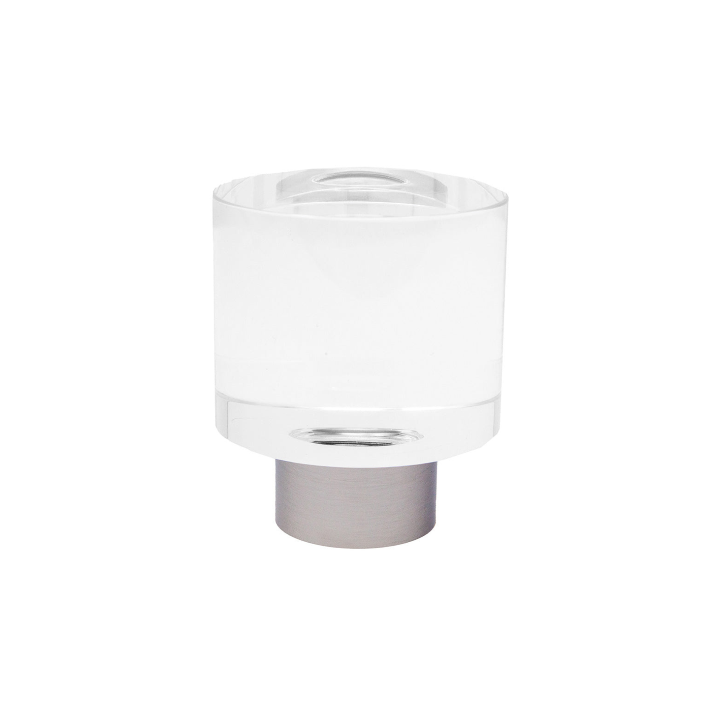 Acrylic Finial with Metal Collar