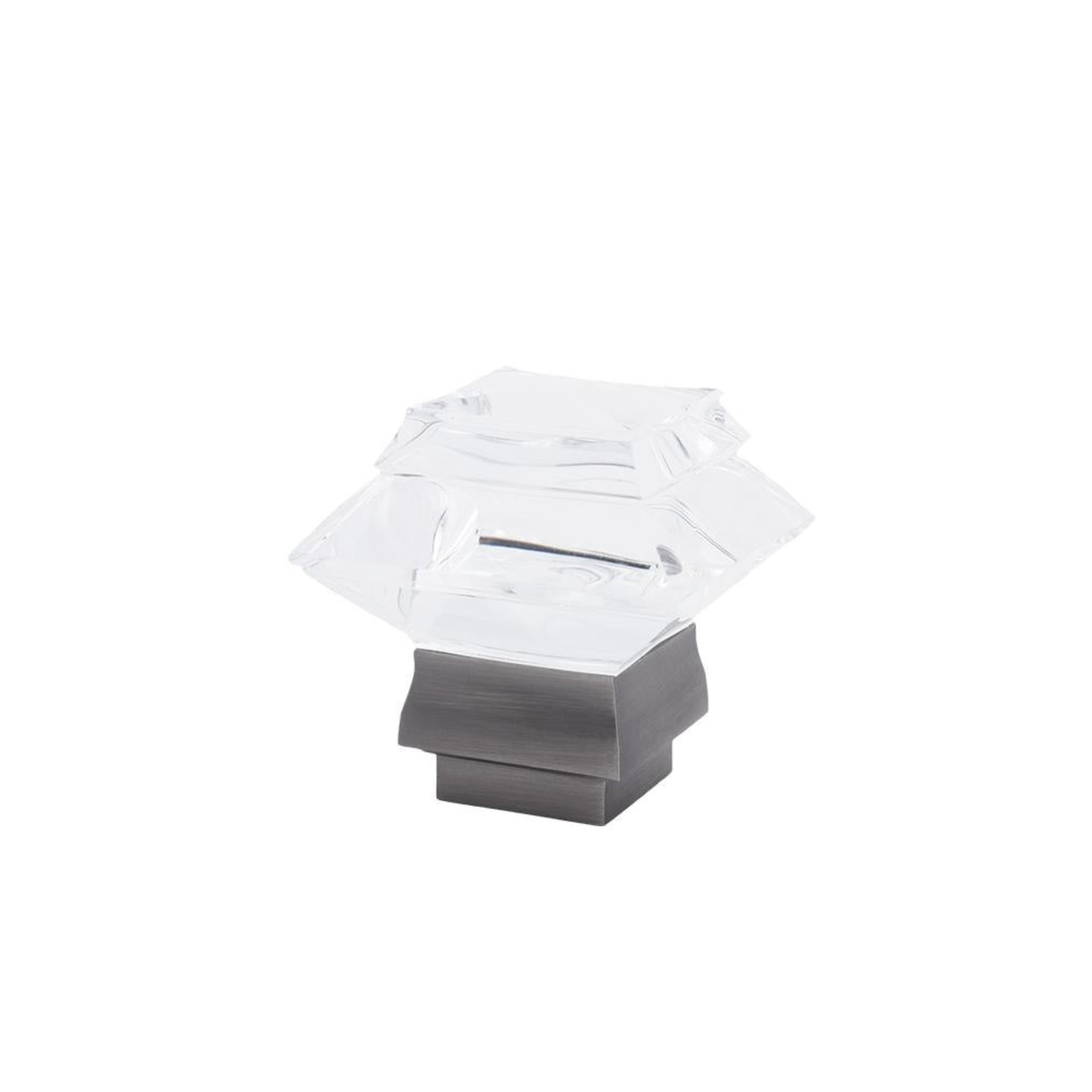 Acrylic Summit Finial with Square Metal Collar