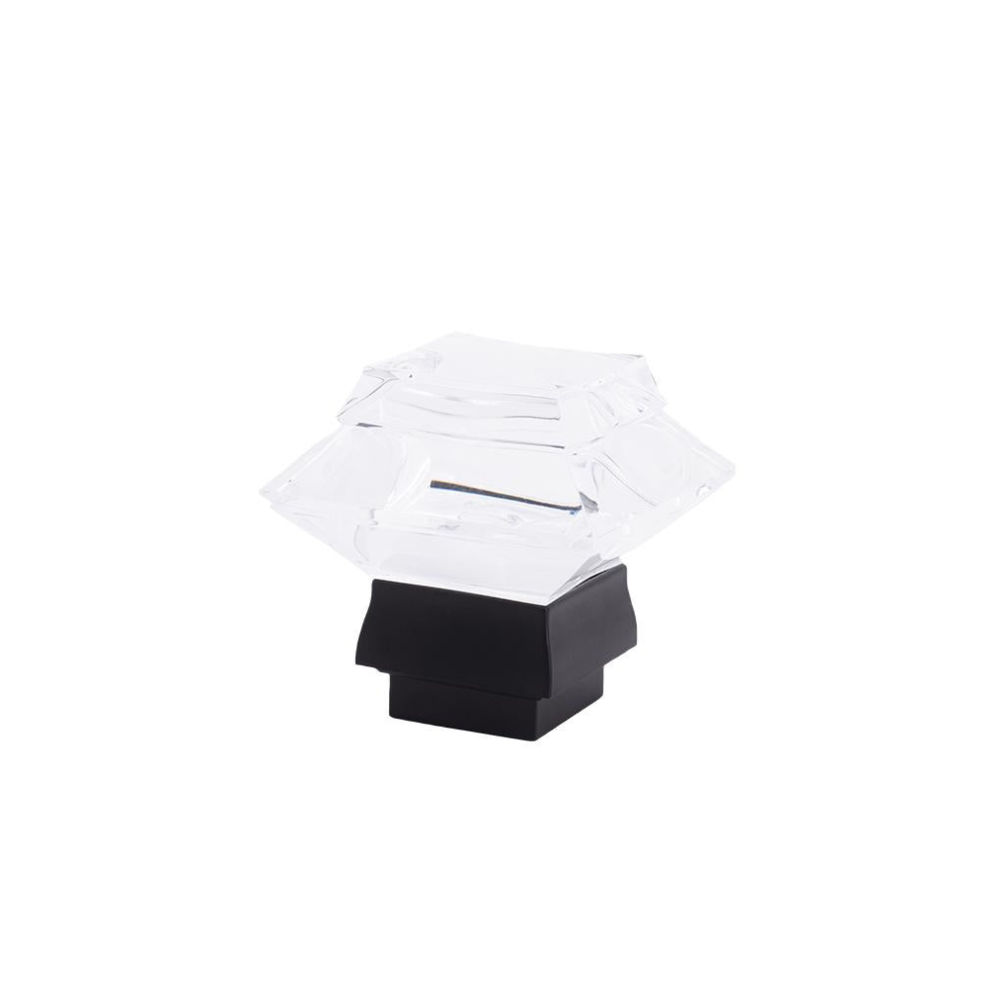 Acrylic Summit Finial with Square Metal Collar