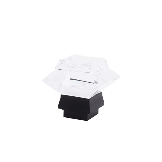Acrylic Summit Finial with Square Metal Collar