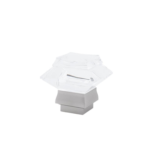 Acrylic Summit Finial with Square Metal Collar