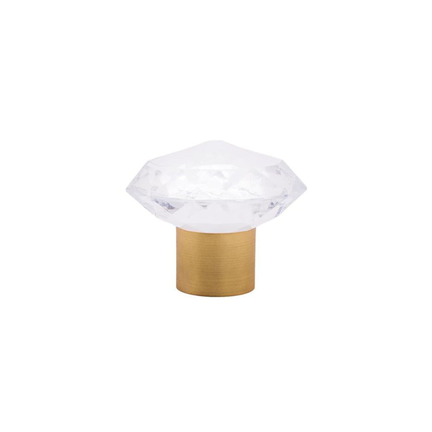Acrylic Finial with Metal Collar