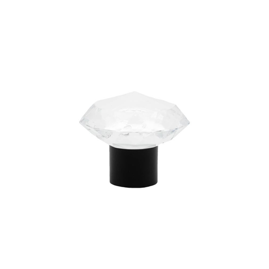 Acrylic Finial with Metal Collar