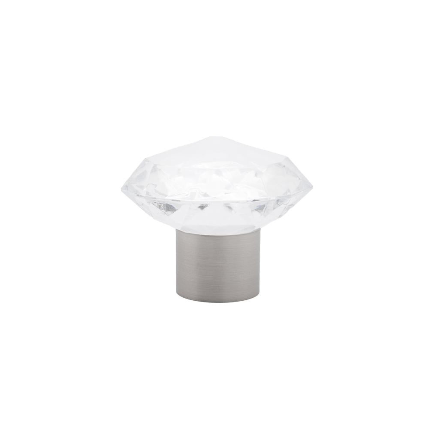 Acrylic Finial with Metal Collar